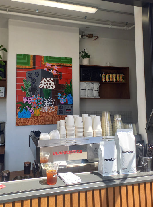 Homeboy - Cowhide Lamp en Rouge No.16