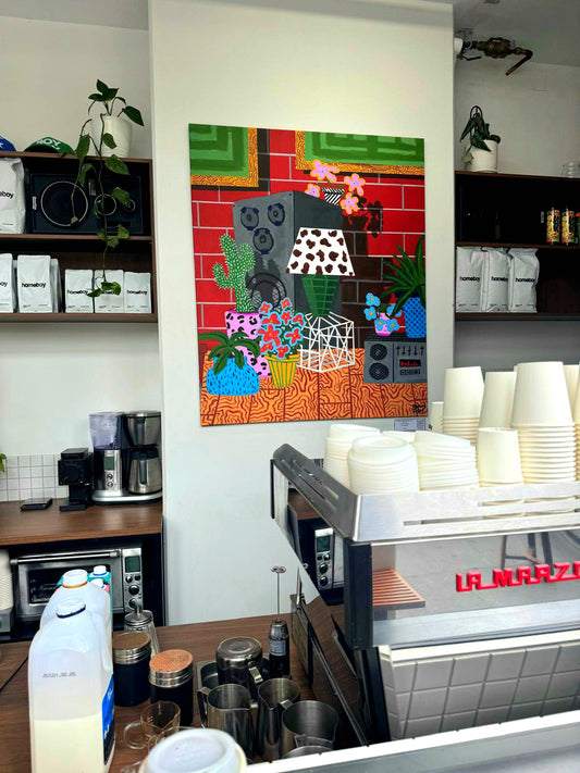 HOMEBOY - Cowhide Lamp En Rouge